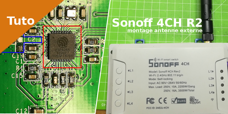 Sonoff 4ch R2 Monter Une Antenne Exterieure Faire Soi Meme